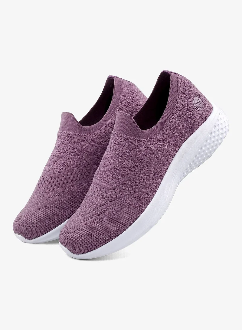 Bacca Bucci Purple WALKER Slip-On Walking Breathable Mesh Sports Shoes for Women | Best Price UAE